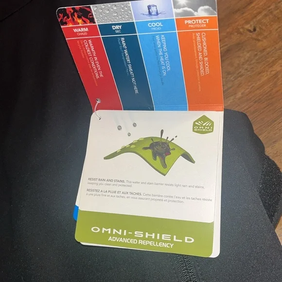 New Mens L Columbia Black Ascender ll  Softshell Outdoor Jacket water resistant - Picture 7 of 9